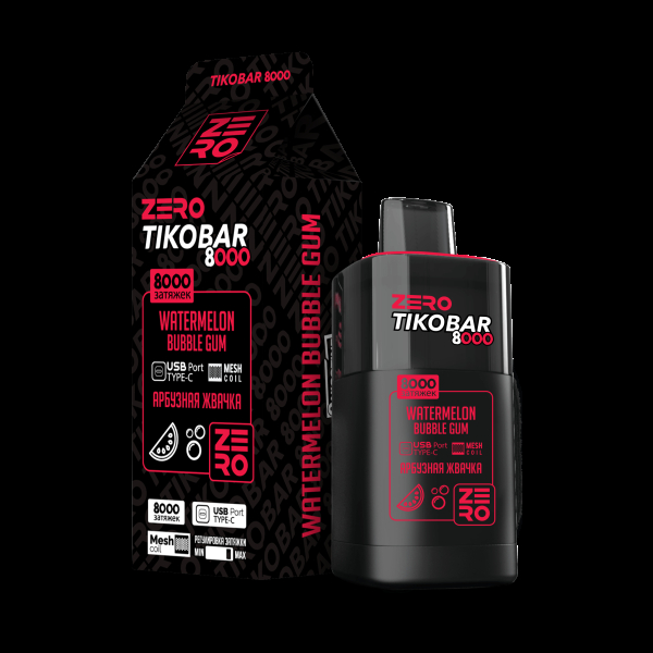Электронка Tikobar Zero Арбузная Жвачка 8000 Затяжек в Самаре