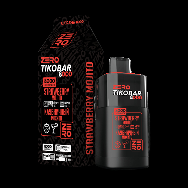 Электронка Tikobar Zero Клубничный Мохито 8000 Затяжек в Самаре