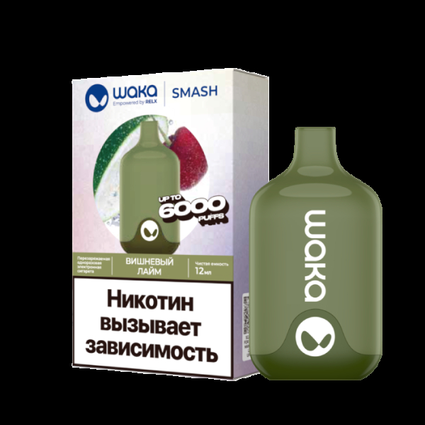 Электронка Waka Вишнёвый Лайм (6000 Затяжек) в Самаре