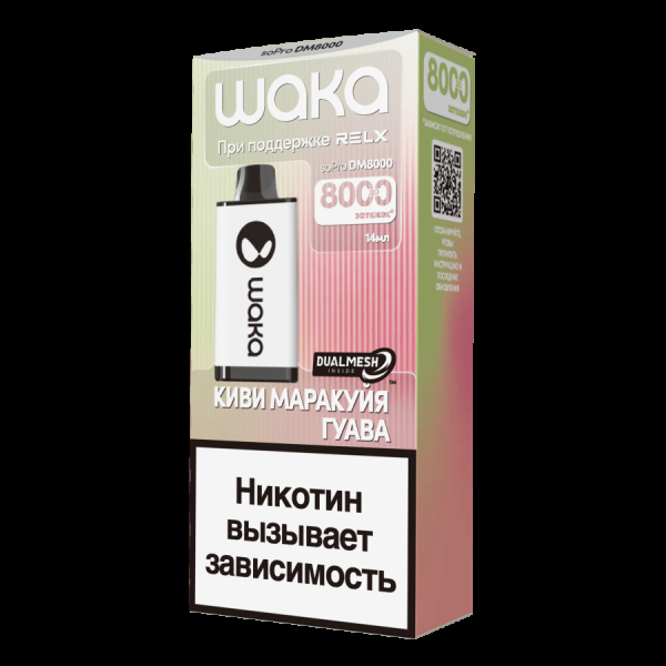 Электронка Waka Киви Маракуйя Гуава (8000 Затяжек) в Самаре