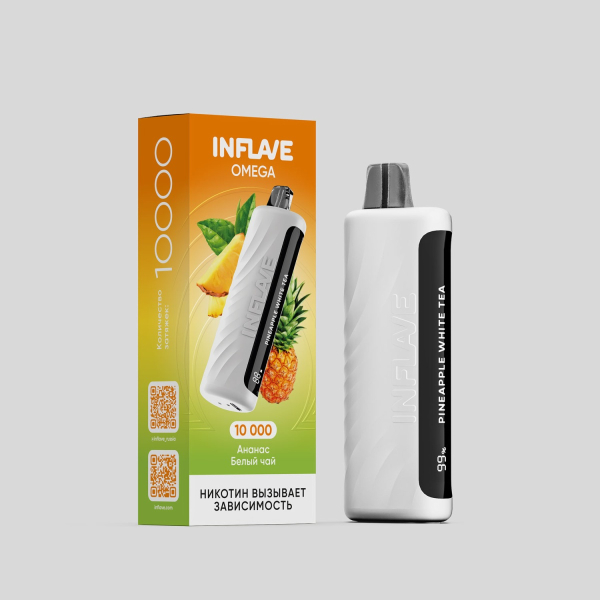 Электронка Inflave Omega Ананас Белый Чай (10000 Затяжек) в Самаре