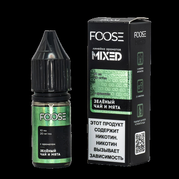 Жидкость Foose Mixed Зеленый Чай И Мята 10 Мл в Самаре