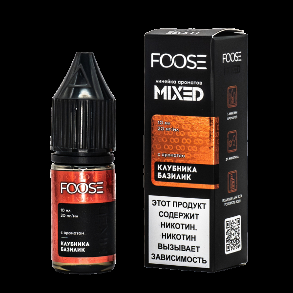Жидкость Foose Mixed Клубника Базилик 10 Мл в Самаре