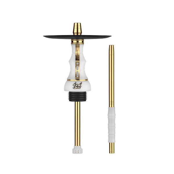 Кальян Alpha Hookah Beat White Gold Прозрачная Колба  в Самаре