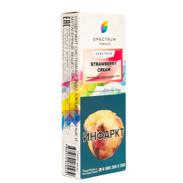 Табак Spectrum Strawberry Cream  100 гр в Самаре