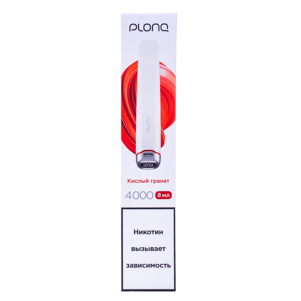 Электронка Plonq Plus Pro Кислый Гранат (4000 Затяжек) 20 Мг в Самаре