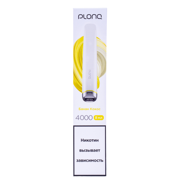Электронка Plonq Plus Pro Банан Кокос (4000 Затяжек) 20 Мг в Самаре