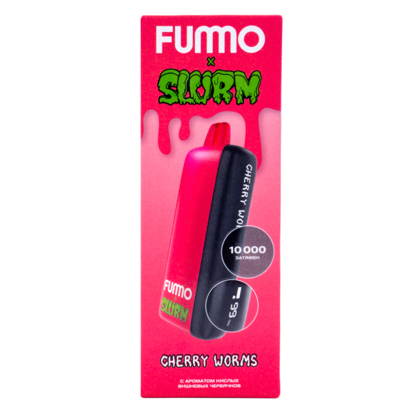Электронка Fummo Indic Slurm Кислые Вишневые Червячки (10 000 Затяжек) в Самаре