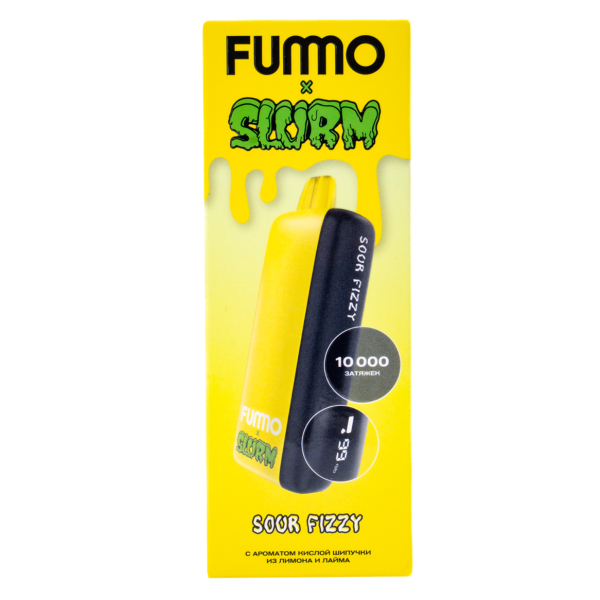 Электронка Fummo Indic Slurm Кислая Шипучка Из Лимона И Лайма (10 000 Затяжек) в Самаре