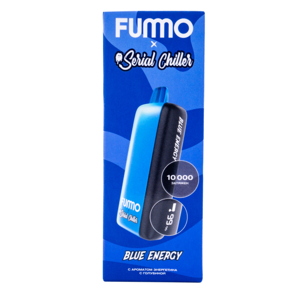 Электронка Fummo Indic Serial Chiller Энергетик С Голубикой (10 000 Затяжек) в Самаре