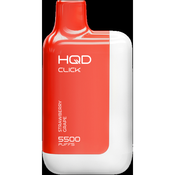 POD-система Hqd Click Устройство + Картридж Клубника Виноград (5500 Затяжек) в Самаре