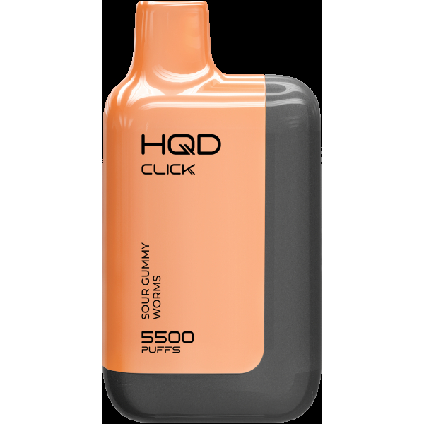 POD-система Hqd Click Устройство + Картридж Кислые Мармеладные Червячки (5500 Затяжек) в Самаре