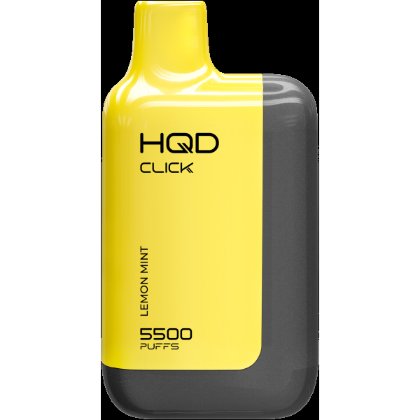 POD-система Hqd Click Устройство + Картридж Лимон Мята (5500 Затяжек) в Самаре