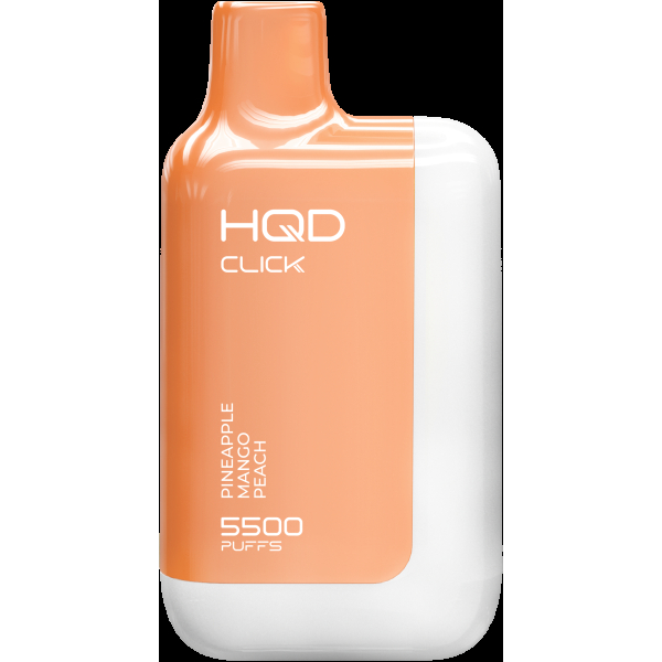 POD-система Hqd Click Устройство + Картридж Ананас Манго Персик (5500 Затяжек) в Самаре