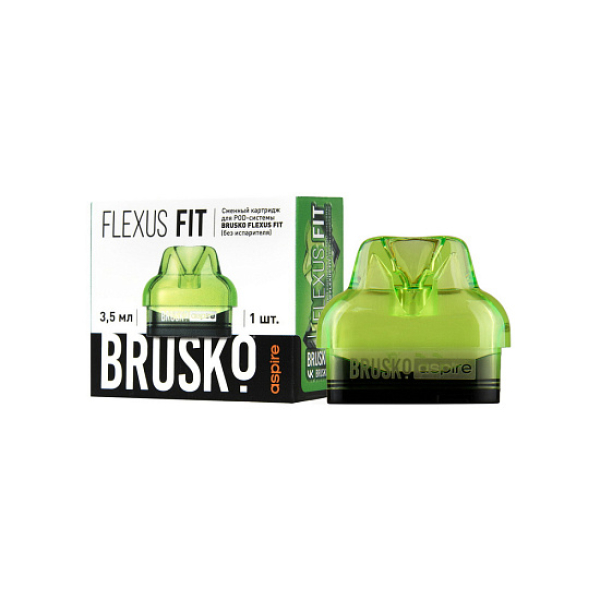 Сменный Картридж Brusko Flexus Fit (Зеленый) 3,5 Мл, Упак. 1 Шт в Самаре