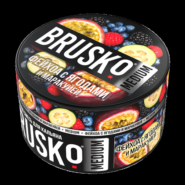 Смесь Brusko Фейхоа С Ягодами И Маракуйей (Medium)  250 гр в Самаре