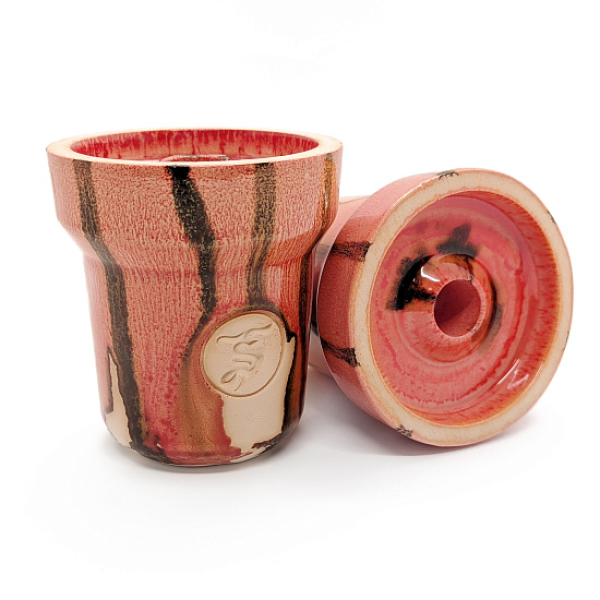 Чаша St Bowls Phunnel Glaze Красная С Полосками в Самаре