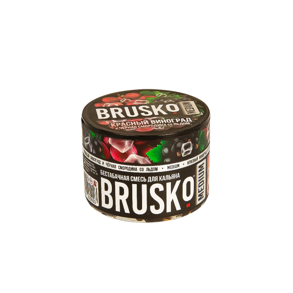 Смесь Brusko Medium Красный Виноград И Чёрная Смородина Со Льдом  50 гр в Самаре