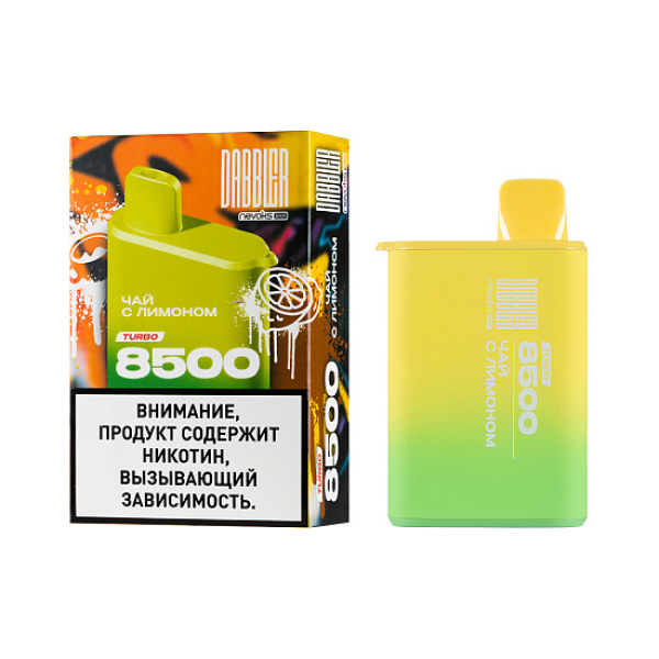 Электронка Dabbler Turbo Чай С Лимоном 8500 затяжек в Самаре