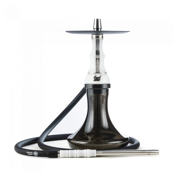 Кальян Alpha Hookah Beat White Silver Тонированн Колба  в Самаре