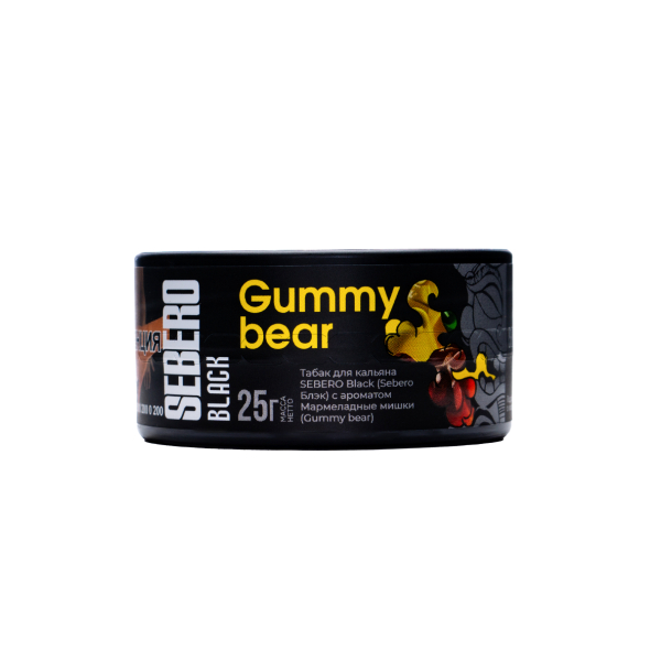 Табак Sebero Black Gummy Bear 25 грамм в Самаре