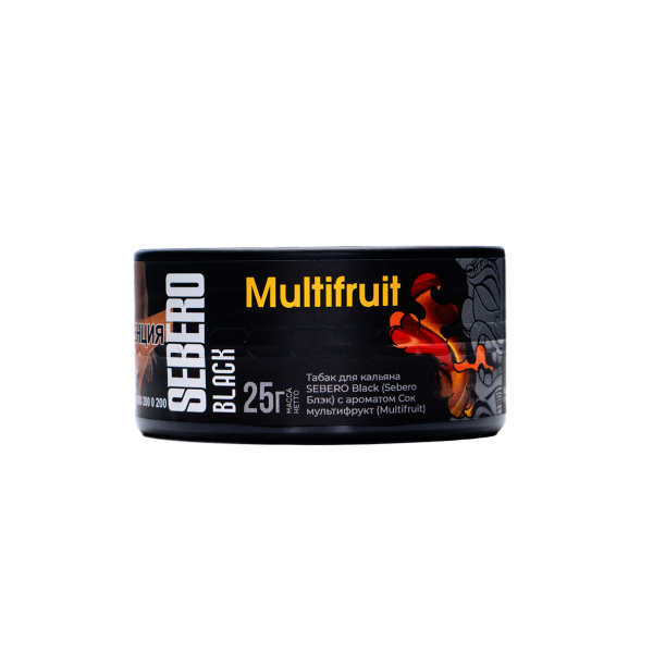 Табак Sebero Black Multifruit 25 грамм в Самаре