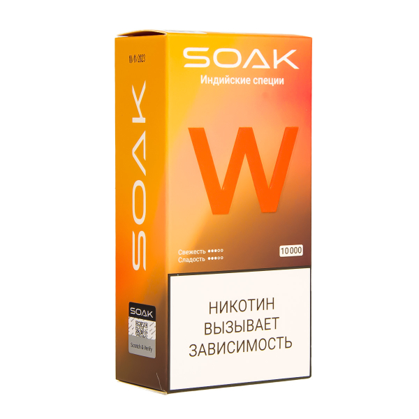 Электронная сигарета Soak W Индийские Специи 10000 в Самаре