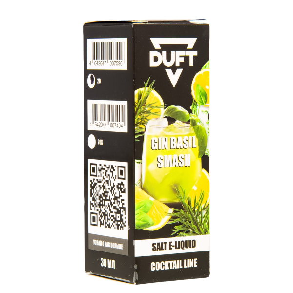 Жидкость Duft Cocktails Line Salt Gin Basil Smash 30 Мл в Самаре