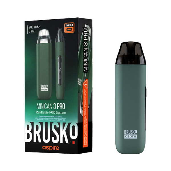 POD-система Brusko Minican 3 Pro зеленый в Самаре