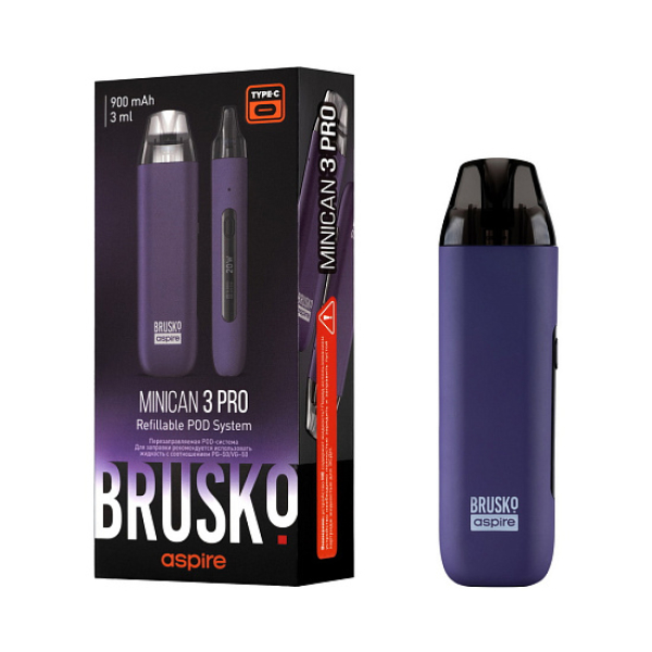 POD-система Brusko Minican 3 Pro фиолетовый в Самаре