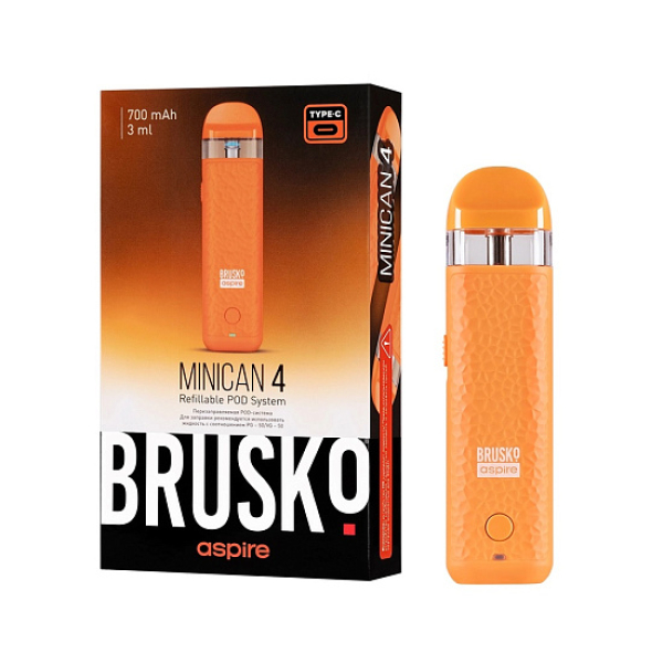 POD-система Brusko Minican 4 Оранжевый в Самаре