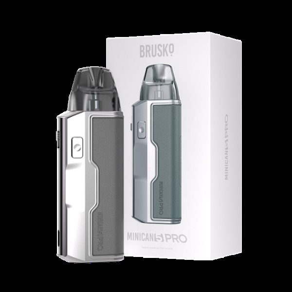 POD-система Brusko Minican 5 Pro Metallic Grey Красный,серый в Самаре
