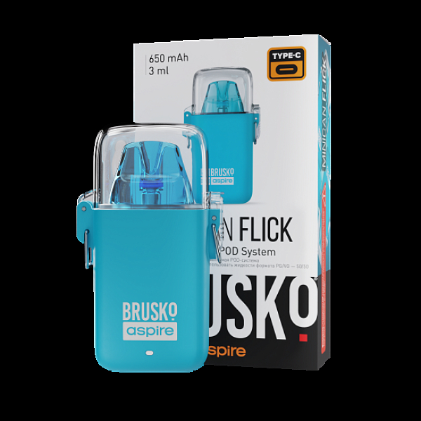 POD-система Brusko Minican Flick Голубой в Самаре
