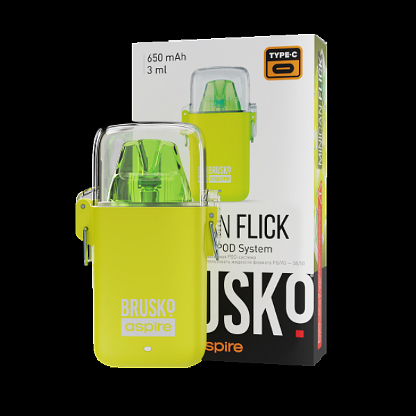 POD-система Brusko Minican Flick Жёлтый в Самаре