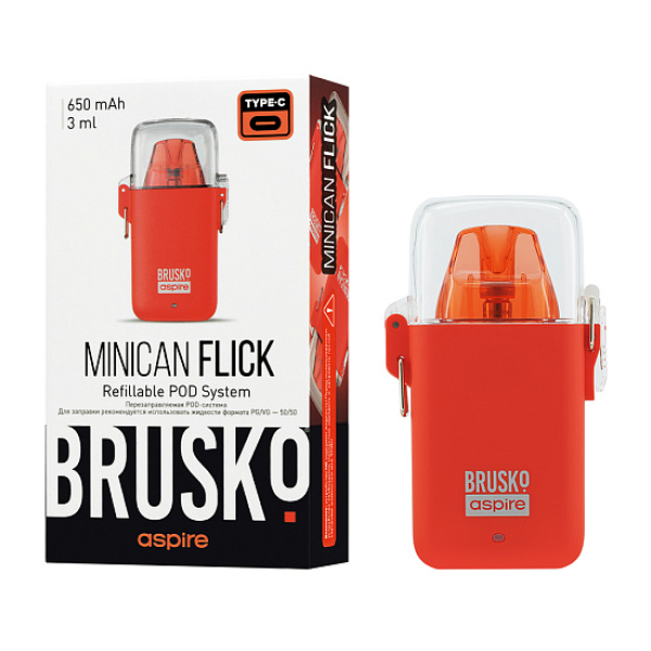 POD-система Brusko Minican Flick Красный в Самаре