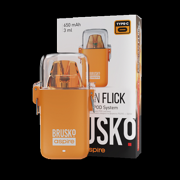 POD-система Brusko Minican Flick Оранжевый в Самаре