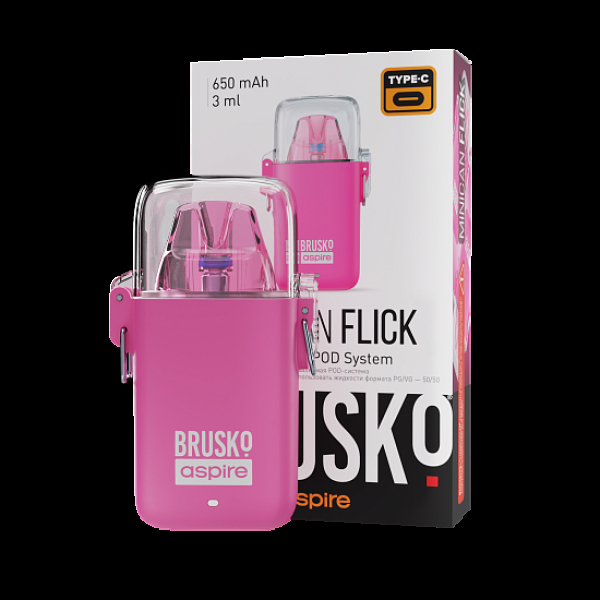 POD-система Brusko Minican Flick Розовый в Самаре