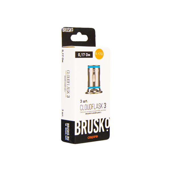 Испаритель Brusko Cloudflask 3 0.17 Ом 3 шт в Самаре
