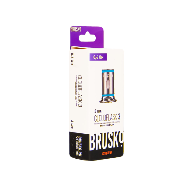Испаритель Brusko Cloudflask 3 0.6 Ом 3 шт в Самаре