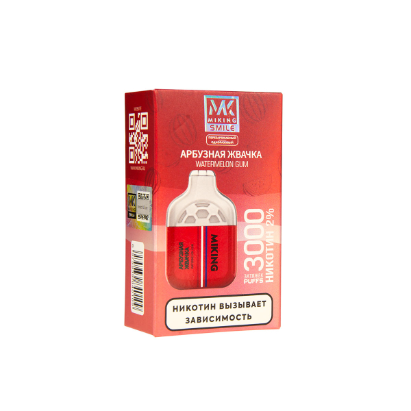 Электронка Miking Watermelon Gum 3000 Затяжек в Самаре