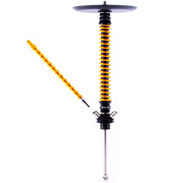 Кальян Mamay Customs V3  Coilovers Черный Gold Anod в Самаре