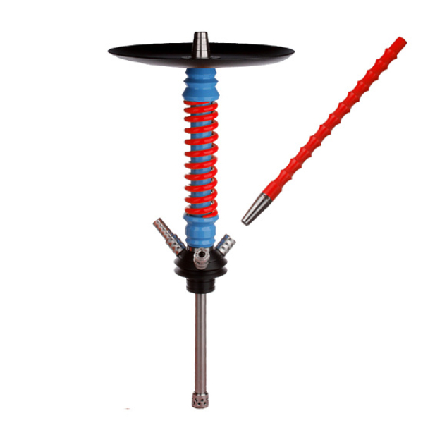 Кальян Mamay Customs V3  Coilovers Mini Голубой Красный в Самаре