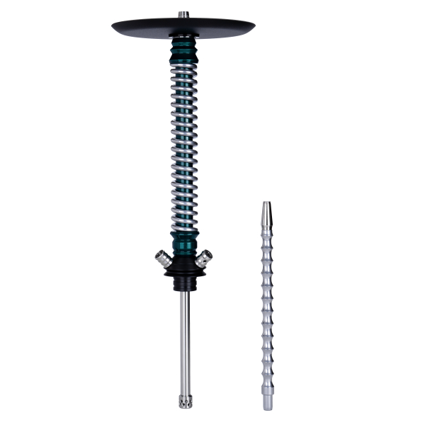 Кальян Mamay Customs Coilovers Зелёный Лак Хром в Самаре