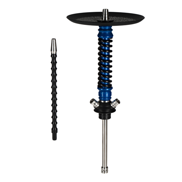 Кальян Mamay Customs Coilovers Mini Голубой Лак Черный Грав. Калиграфия в Самаре