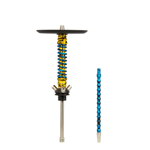 Кальян Mamay Customs Coilovers Mini Золотой Сплеш Голубой Сплеш в Самаре