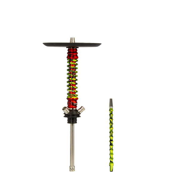 Кальян Mamay Customs Coilovers Mini Красный Сплеш Салатовый Сплеш в Самаре