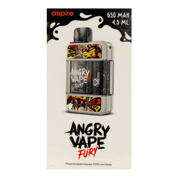 POD-система Brusko Angry Vape Fury 650 Mah Белый в Самаре
