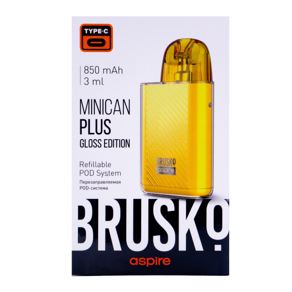 POD-система Brusko Minican Plus Gloss Edition Жёлтый в Самаре
