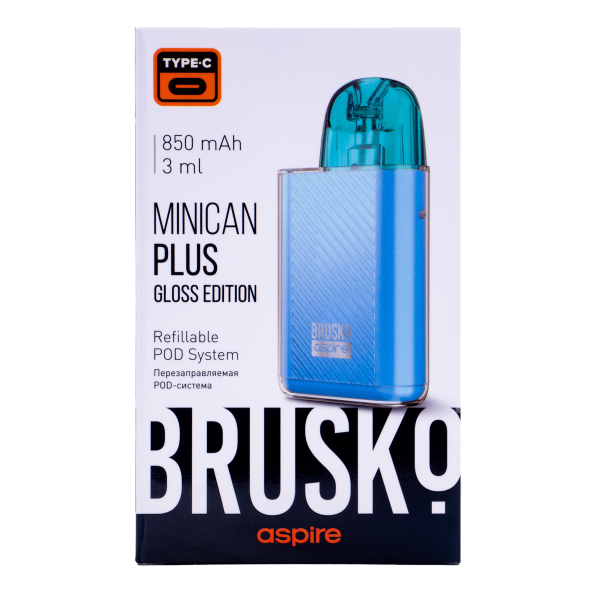 POD-система Brusko Minican Plus Gloss Edition Синий в Самаре