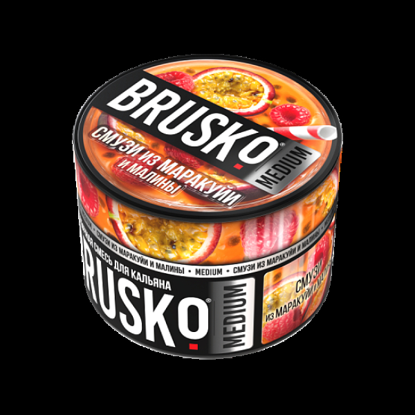 Бестабачная смесь Brusko Смузи Из Маракуйи И Малины Medium 50 грамм в Самаре